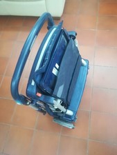 PEG Perego Passeggino ripiegabile, con cestello inferiore, blu marino, rotelle