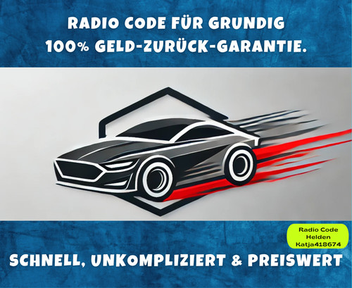 Codice radio grundig 1991 - radio, 1991-1998