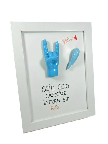 Quadro rilievo cm18x23h - quadro,