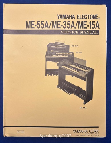 Manuale servizio organo - servizio,