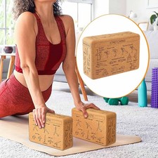 Blocco yoga in sughero per