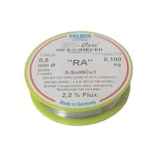 Stagno in rocchetto 99Sn 1Cu 100g 0,50mm LEAD FREE