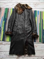 Cappotto donna vera pelle di pecora vintage taglia M