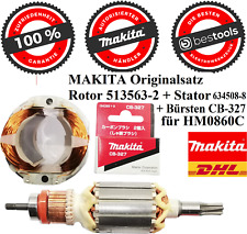 MAKITA Kit Originale Rotore + Statore + Spazzole per Kit Riparazione Motore HM0860C