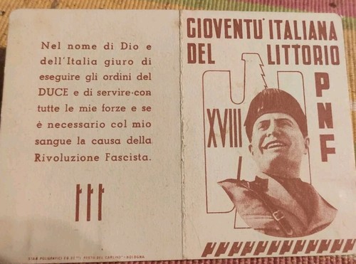 Pnf tessera gil giovane - tessera,