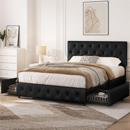 Letto imbottito matrimoniale - letto,