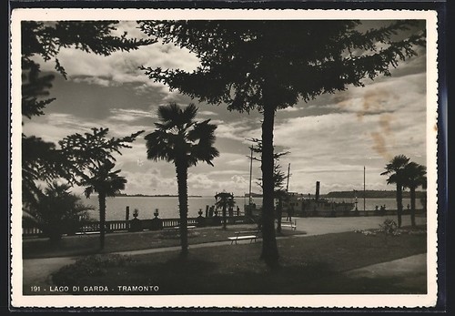 Lago garda tramonto - lago,