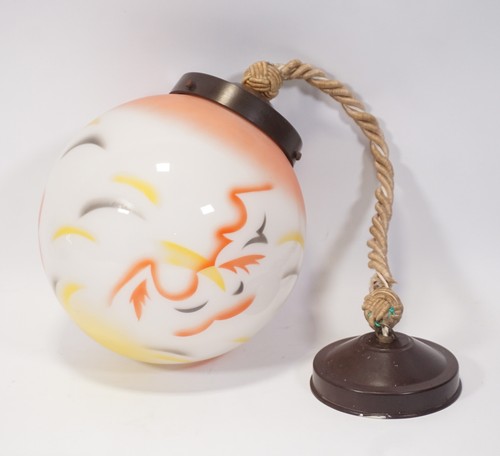 Vintage art déco deckenlampe - vintage,