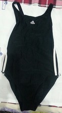 lotto 363 costume mare piscina intero nero adidas 14A usa 32/34