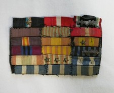 NASTRINI DECORAZIONE MEDAGLIA CAMPAGNE DI GUERRA MILIZIA AFRICA SPAGNA WWI WWII