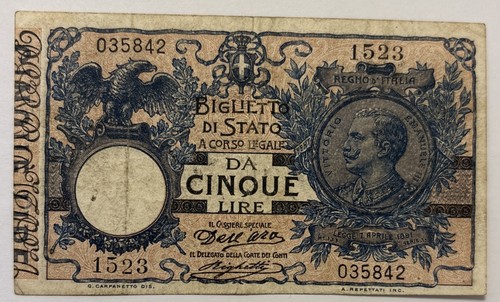 Italia lire 1904 - 5,