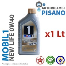 1 LITRO DI OLIO MOTORE ORIGINALE MOBIL 1 0W40