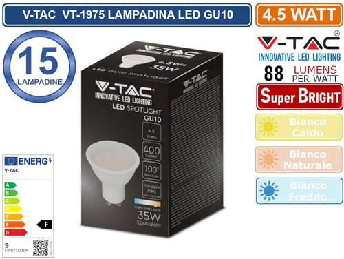 Confezione pezzi tac - confezione, v-tac
