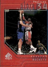 card NBA Akeem Olajuwon Rockets 1998 upper #34