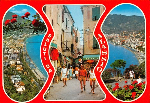Cartolina alassio vedute - cartolina,