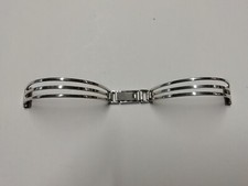 BRACCIALE VINTAGE RIGIDO DUE PEZZI  OROLOGIO MM 12 