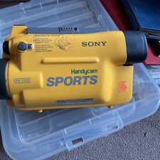 SONY HANDYCAM SPK-TRX2 VIDEO 8 CUSTODIA MARINA VIDEOCAMERA GIALLA SOTT'ACQUA