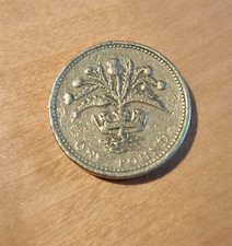 One pound, UK - 1989, 1£ una sterlina