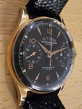 CRONOGRAFO VERO ORO 750 18k SUISSE ULTIMIMOR TOP!!!