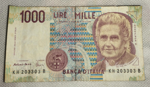 Mille lire montessori - lire,