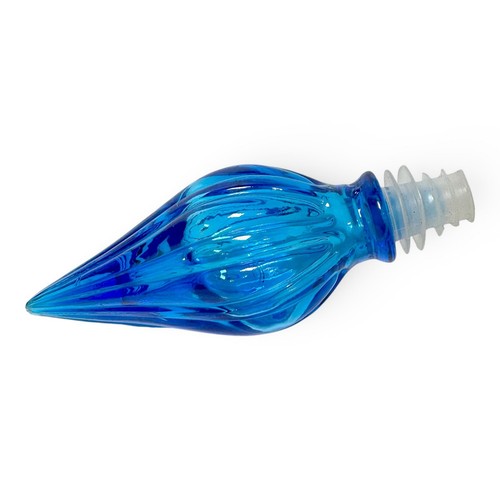 Vintage blue empoli bottle - blue,