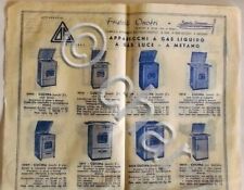 Brochure - Fratelli Onofri - Apparecchi a gas liquido, a gas luce, a metano