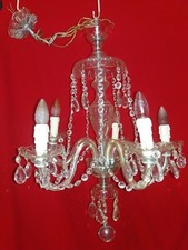 Vintage Crystal Chandelier 5