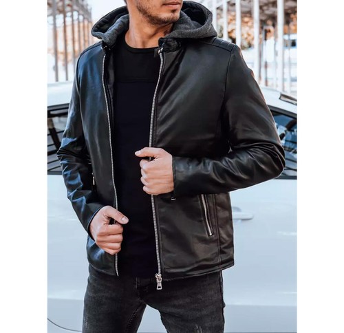 Giacca ecopelle con - in,