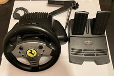 Racing Wheel Volante + Pedali per PS 1 e PS 2 Console Ferrari di Guillemot