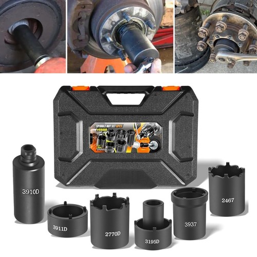 Pack spindle nut socket set - socket,