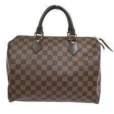 Borsa a mano da viaggio Louis Vuitton Speedy 30 pelle damier marrone N41531 57RF806