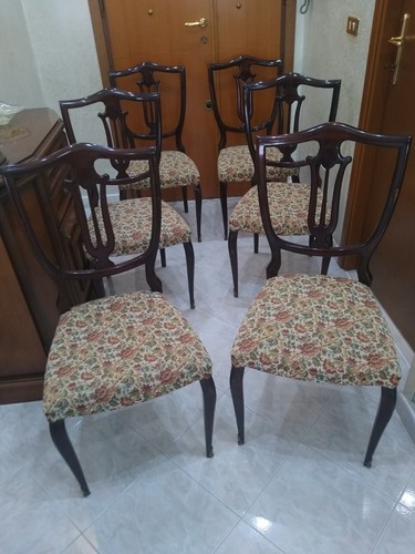 Sedie vintage legno - 6,
