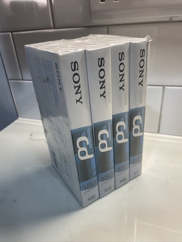Videocassette vhs sony cd - x4,