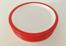 ROMETTI UMBERTIDE Servizio 6 Piatti Ceramica 1960 Italy Vintage Faience Plates