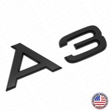 Audi A3 Matte Black Rear