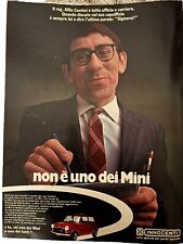 Advertising Pubblicità 1973 Auto MINI INNOCENTI  Formato 23 × 30 Cm ￼clipping.