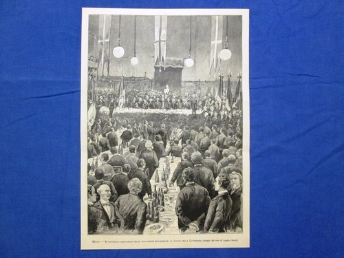 Milano nel 1889 - il, banchetto