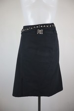 ROCCOBAROCCO GONNA DONNA WOMAN SKIRT Tg. 50 CASUAL VINTAGE LOGO FASCIA BORCHIATA