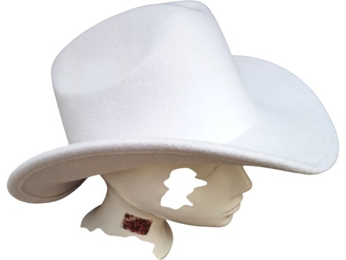 Cappello cowboy bianco - , uomo