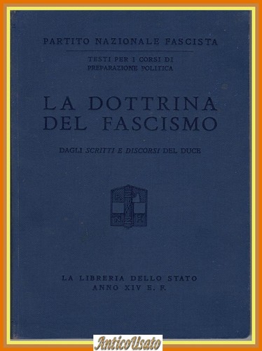 Dottrina del fascismo dagli - la,