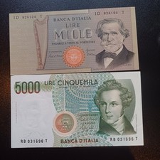 Lotto banconote italiane - lotto,