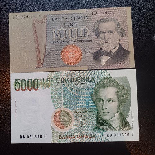 Lotto banconote italiane - lotto,
