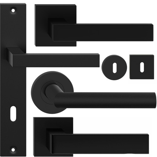 Maniglie per porte nero - maniglie,
