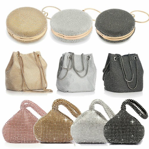 Pochette donna strass sera