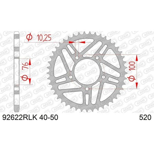 Corona afam acciaio standard - corona,