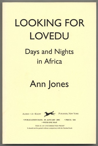Ann jones looking - looking, lovedu