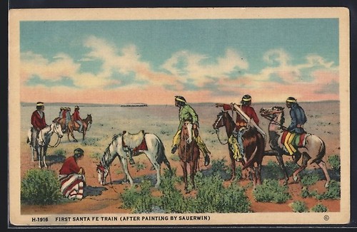 Cartolina indiani hanno visto