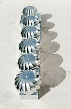 Fumaiolo radiante girevole eolico terminale per camini ZINCATO 17/22/27/32/37/42