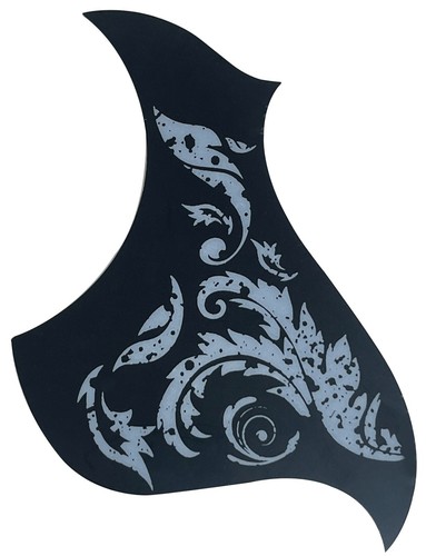 Battipenna chitarra nero per