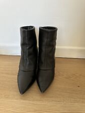 stivaletti Stelio Malori in vera pelle neri a punta